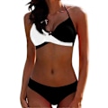 Pikkukuva 1 / 2: Naisten Bikinisetti Uimapuku Black White S