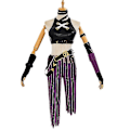 Miniatyrbillede 6 af 6: Hurtig Levering Lol Jinx Cosplay Kostume Uniform Sæt League Of Legend - Perfekte Sko Sko Shoes One Size