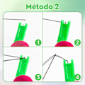 Miniatyrbillede 5 af 8: Nåletrådere til syning, Plastik nåletrådere, Professionelt sytilbehør, Nåletråder til symaskine, Nåletråder til syning og håndarbejde (5 stk) 5PCS