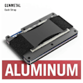 Miniatyrbilde 3 av 6: Hannets Slim Ridge Man Wallets Merke Luksus Aluminium Karbon RFID Metall Vesker Etui Carteira Masculina Kredittkort Holder Gray