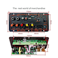 Miniatyrbillede 3 af 5: 200W AC 220V 12V 24V Digital Bluetooth Stereo Forstærker Board Subwoofer Dobbelt Mikrofon Karaoke Forstærkere Til 8-12 Tommer Højttaler EU Plug
