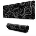 Large Mouse Pad Desk Mat Black M Black Black M