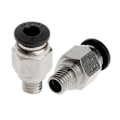 Miniatyrbild 5 av 5: 5 st PC4-M6 Rak Pneumatisk Anslutning Snabb Push-to-Connect-koppling