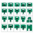 Miniatyrbillede 4 af 5: OBD 22 stk. BDM programmeringsadapter komplet sæt til KTAG KESS FGTECH BDM ECU programmering BDM100 probeadaptere