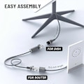 Miniatyrbillede 2 af 5: 2 stk. til Starlink V2 Kabel SPX til RJ45 Adapter Ethernet Kabel Konverter CAT5E 26AWGx4P D-stik 12