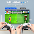Miniatyrbillede 3 af 8: Retro Spillekonsol Spillepind, Retro Spillekonsol Trådløs HDMI Output System, Indbygget 20.000+ Håndholdte Videospil, 23 Spillekonsol Emulator med 2
