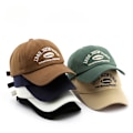 Miniatyrbillede 1 af 6: Baseballkasketter til mænd og kvinder, justerbare, afslappede, broderede amerikanske bomuldssolhatte, unisex, ensfarvede hatte Khaki- 1989