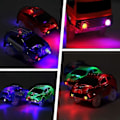 Pikkukuva 3 / 5: SBSG Rata-autot Vain Vaihto, Joustavat Rata-autot Magic Tracks Hehkuvat Pimeässä Radoille, LED Valot Syttyvät Paristokäyttöiset Snap N Glow Trax Autot Lisävaruste