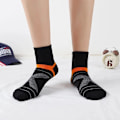 Miniatyrbillede 5 af 7: 5 Par Herrestrømper Sort Sportsstrømper Casual Løb Efterår Vinter Åndbare Herrestrømper Black socks G693