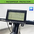 Elektrisk Cykel Display KT LCD3 för KT Intelligent Controller 24V 36V 48V Ebike Panel Vattentät As Shown