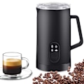 Miniatyrbild 2 av 7: Automatisk 4-i-1 elektrisk mjölkskummare för cappuccino, mjölk, varm choklad och isad mjölk black