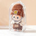 Miniatyrbillede 4 af 5: PVC Labubu Dukke Beskyttelsesetui Vandtæt Transparent Labubu Dukke Beskyttelsesetui til Tegneseriefigurer [DB] Black