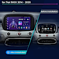 Pikkukuva 2 / 5: Langaton Carplay Android Auto Autoradio Fiat 500X 2014-2020 Multimedia GPS autoradio 4G WIFI DSP Wifi 4Core 2+32 with carplay