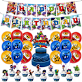 Miniatyrbillede 1 af 5: BALLONER BRAWL STARS FØDSELSDAGSFEST PYNTESÆT 32 STK 32pcs