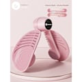 Miniatyrbillede 1 af 5: Aurora Bækkenbundstræner 2025 Nyt Premium Letvægtsdesign Skridsikker og Anti-klemme 360 Graders Rotation Aurora Glaseret Lårtræner Pink