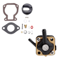 Miniatyrbilde 2 av 5: 1 stk Drivstoffpumpe for Johnson Evinrude 6-15hk Motor & 1 sett Forgasser Reparasjonssett med Flyte 4-15 Ps