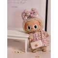 Miniatyrbild 1 av 5: Heta Original 17cm Labubu Dockkläder Hjärta Macaron Baby Hänge Kläder Emalj Ansikte Kläder Tecknad Ersättningsdekoration Gåvor C rosa Endast kläder C pink Only clothes 17CM No Doll
