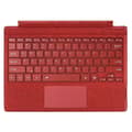 1089D Compatible Colorful Backlit Bluetooth Keyboard with Touchpad for Microsoft Surface Pro 7+ / 7 / 6 / 5 / 4 / 3 Red