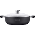Miniatyrbillede 1 af 2: Lav kasserolle 34 cm 4,8L Sort Royalty Line RLBR34M