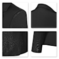 Miniatyrbilde 3 av 3: Cloudstyle Dame Business 2-knapps Slim Fit Blazer Black S