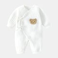 Miniatyrbild 1 av 9: Bodysuit för pojkar och flickor nya vinter bomull babykläder 0-6m 3Pcs C 3M