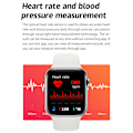 Miniatyrbillede 5 af 7: I7 Pro Max Smartwatch, Bluetooth-enhed, Opkald, pulsmåling, Silent Way, ultralavt strømforbrug i7 Pro max-black