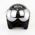 Miniatyrbild 5 av 5: Vindtätt 3-Knäpps Visir Linsskydd för Motorcykelhjälmar Uppfällbart Öppet Ansikte Clear