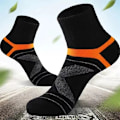 Miniatyrbillede 6 af 7: 5 Par Herrestrømper Sort Sportsstrømper Casual Løb Efterår Vinter Åndbare Herrestrømper Black socks G693