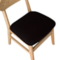 Miniatyrbild 1 av 5: 4-delars långt rutmönstrat dammtätt överdrag Polar fleece överdrag - svart