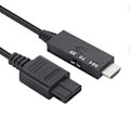 Miniatyrbillede 3 af 5: N64 til HDMI Konverter til Nintendo SNES/NGC/SFC/N64 Plug and Play Spillekonsol Adapter