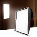 Miniatyrbillede 2 af 5: Video Light Softbox RX-12SBHC Honey Comb Softbox til Roll Up Fotograferingslys - Softbox med Honeycomb Grid til Videobelysning