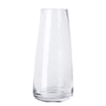 Modern glasvas, klar iriserande glasblomvas för hem- och kontorsdekoration