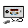 Miniatyrbillede 1 af 5: Automatisk Æggevending Kontrol Inkubator Digital Termostat Realtids Fugtighed Temperatur 220V