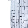 Miniatyrbillede 2 af 9: Badeværelsesforhæng Vandtæt Badeforhæng PEVA Moderne Geometrisk Ternet Mønster Bondehus Hjem Dekoration Gennemskinnelig shower curtain 150x180cm
