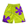 Miniatyrbilde 5 av 5: Salg sommer Patrick Star shorts T-skjorte sett ferie strand badebukser herre blomsterbukser trend surf casual bukser 1 S