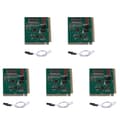 5X PC Moderkortsdiagnostikkort 4-siffrig PCI/ISA POST-kodanalysator Green & black