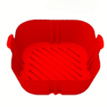 Miniatyrbild 1 av 9: Återanvändbar Silikonform för Airfryer, Ugn - Tillbehör för Beläggning - Pizza - Friterad Kyckling black 1pcs