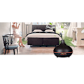 Miniatyrbilde 5 av 5: Ultralyd Luftfukter Aromaterapi 300ml med LED-lys og Timer Black