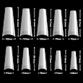Miniatyrbild 5 av 7: Nagelförlängning nagelbit - transparent makeup