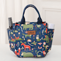 Miniatyrbillede 2 af 7: Offi arbejdere går ud med ri madkasse taske termisk bento taske mode tote taske lærred håndbærende mor taske 806shenlinleyuan