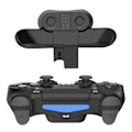 Miniatyrbillede 1 af 5: Ps4 Back Clip Extender Sort, Ps4 Controller Paddles Bagknap Tilbehør/turbo Funktion Fps/tilpasning Mapping Knapper/audio Jack