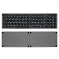 Wireless Bluetooth keyboard, 81 keys foldable keyboard for tablet and smartphone