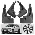 Sprutlapper for Toyota RAV4 2019-2022 - 4 stk. Mykt PC Sprutskjermsett
