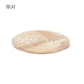 Miniatyrbilde 2 av 9: Tatami Futon Meditasjonspute tykk/tynn Rund Pute Maiskolbe Stråflettet Matte Japansk Stil Pute med Silkevatt Single Layer diameter 30