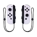 Miniatyrbilde 1 av 3: NS switch venstre og høyre håndtak joycon håndtak switch bluetooth håndtak med fjernvekking og håndstropp Om v About white