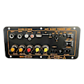 Miniatyrbillede 1 af 5: 200W AC 220V 12V 24V Digital Bluetooth Stereo Forstærker Board Subwoofer Dobbelt Mikrofon Karaoke Forstærkere Til 8-12 Tommer Højttaler EU Plug