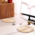 Miniatyrbilde 8 av 9: Tatami Futon Meditasjonspute tykk/tynn Rund Pute Maiskolbe Stråflettet Matte Japansk Stil Pute med Silkevatt Single Layer diameter 30