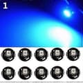 10 stk. T4.2 12V LED-pære Bilinstrument Dashboard Meter Panel Lys Lamper Blue 10