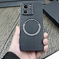 Pikkukuva 3 / 5: Motorola Edge 40 5G -puhelimen suojakotelo nahka+TPU, yhteensopiva MagSafe-laitteen kanssa Black