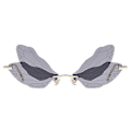 Pikkukuva 1 / 5: Perhosaurinkolasit Naisille | Kaarevat Perhosaurinkolasit | Perhosaurinkolasit Miehille - Pyöräilylasit LGL 01 sunglasses